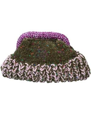 Sibylla Delphica Olivia- Crochet Clutch - Multicolor