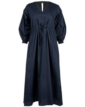 NUMBAT Klara Dark Midi Dress - Blue