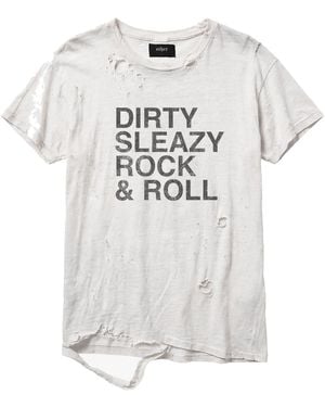Other Dirty Sleazy Rock And Roll Thrasher Tee - White