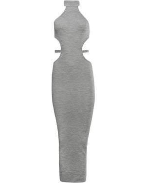 Vestiaire d'un Oiseau Libre Jersey Cut Out Dress - Grey