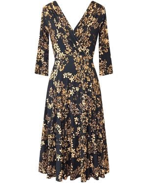 Alie Street London Annie Faux Wrap Dress - Black