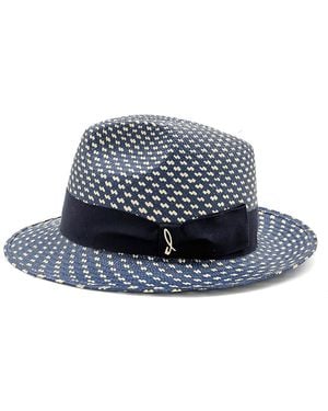 DORIA 1905 Panama Combinado Drop Hat - Blue