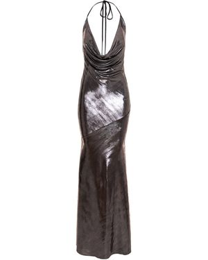 ROSERRY Ibiza Metallic Jersey Maxi Dress