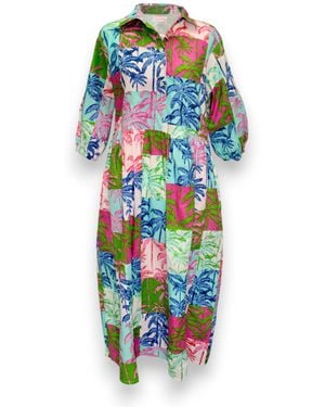 Mary Marshmallow Frannie Dress Long - Blue