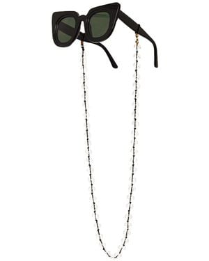 THE ROSE Neutrals Transparent Glasses Chain - Black