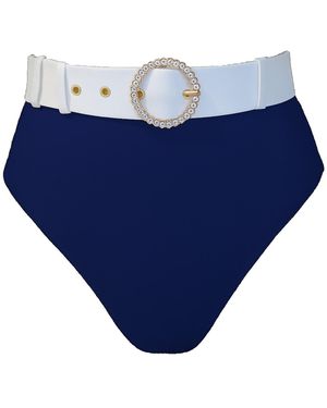 Lula-Ru Fee High Waist Bottoms - Blue