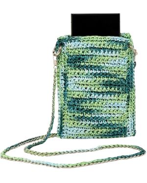 Sibylla Delphica Handmade Crochet Phone Case -Lime - Green