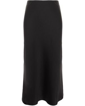 concept A trois Satin Skirt - Black