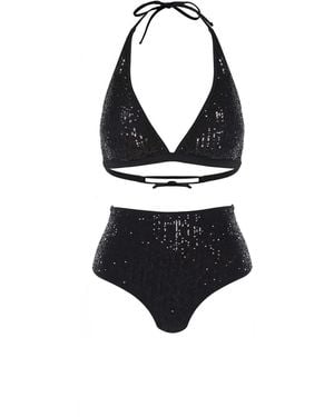 Cherina Beachwear Llc The Monroe High Waisted Bikini - Black