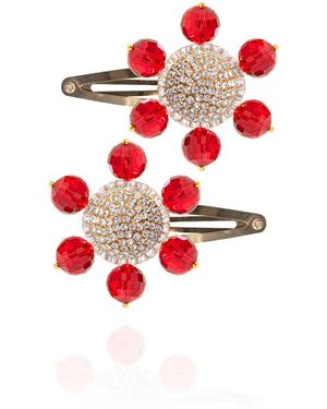 Saule Label Jolie Barretes - Red