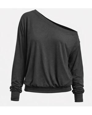 Marianne by Marie Jordane Selena Asymmetric Lyocell & Wool Jumper - Black