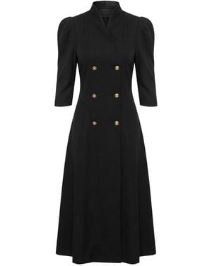 Esther Saadia The Collar Renouveau Dress - Black