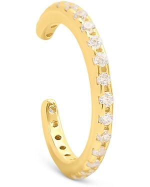 Esterah Pavé Ear Cuff - Metallic