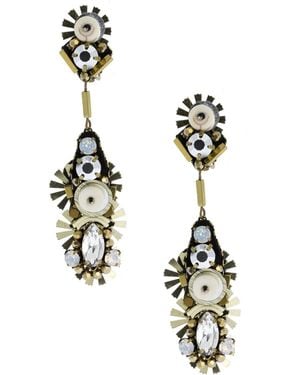 Saachi Trudy Dangle Earring - Metallic