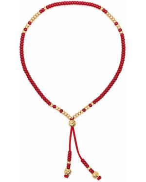 Nialaya Beaded String Bracelet - Brown