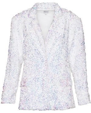Ofuure Liza Sequin Blazer - White