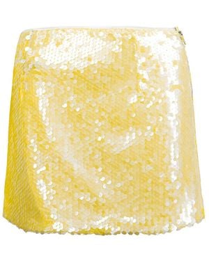 Amy Lynn Oceane Lemon Disc Mini Skirt - Yellow