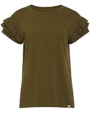 LOVETRUST Ella Ruffle Sleeve Tee - Green