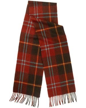 Kinalba Oban Alba Loden Cashmere Scarf - Red