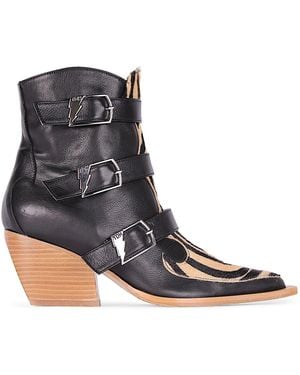 Terry De Havilland Texas Animal Ankle Boot - Brown