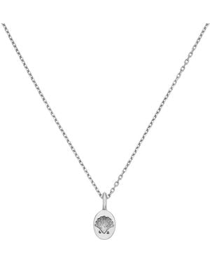 Zoe & Morgan Secret Society Of Shell Lovers Necklace - Metallic