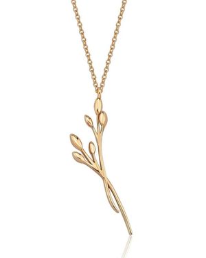 Reis Jewellery Blossom Branch Necklace - Metallic