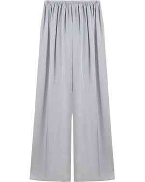 Nocturne Wide-Leg Pants - Gray