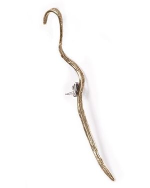 GYUNIA Fiume Single Earring Bronze - White