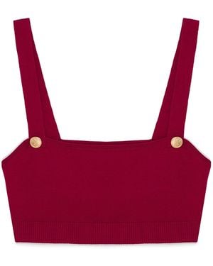 Peraluna Elizabeth Knit Bralette - Purple