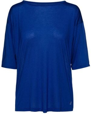 Conquista Micromodal Cashmere Blend Top - Blue