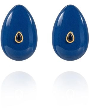 Saule Label Nelle Earrings - Blue