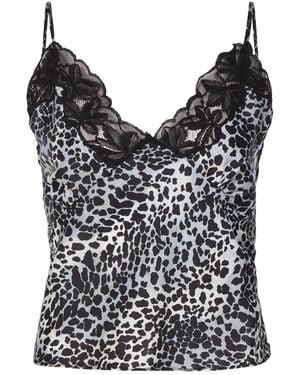 Lisa The Label Blossom Cami Top - Black