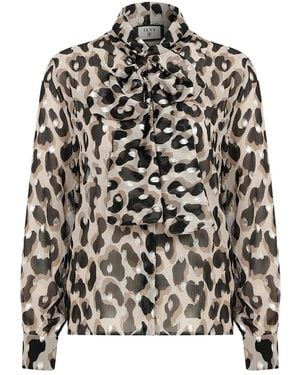 Ilvi Ochoa-Leopard Shirt - Black