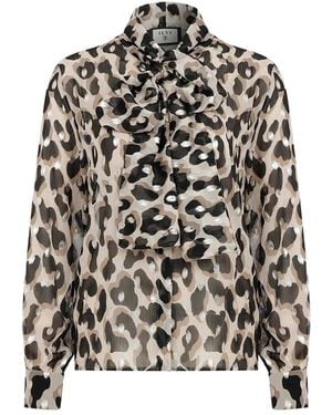 Ilvi Ochoa-Leopard Shirt - Black