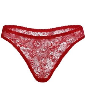 Daily Underwear String Knickers Flame - Red