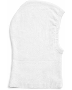 Fiora Muse Cashmere Balaclava Hood - White