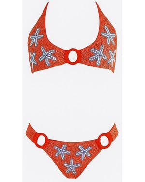 Oceanus Mia's Marina Bikini Set - Red