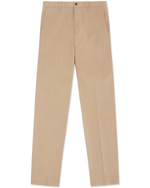 Gresham Blake Neutrals Cotton Stretch Chino - Natural