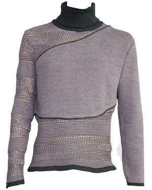 Maria Aristidou Deux Côtés Sweater - Gray