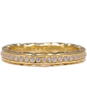Classicharms Sophie Molten Eternity Stackable Ring - Metallic