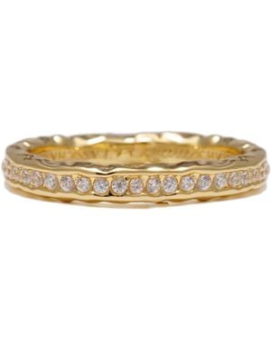 Classicharms Sophie Molten Eternity Stackable Ring - Metallic