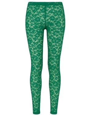 Conquista Lace Leggings - Green