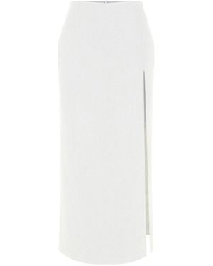 NAZLI CEREN Lea Maxi Skirt - White