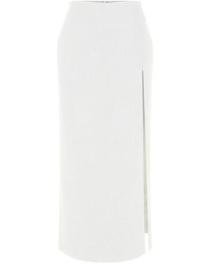 NAZLI CEREN Lea Maxi Skirt - White