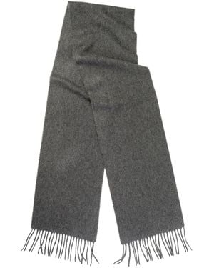 Kinalba Oban Dark Cashmere Scarf - Grey