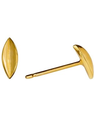 Lee Renee Leaf Earrings - Metallic