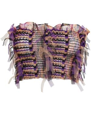 Sarah Regensburger Manifest Crop Top - Multicolour