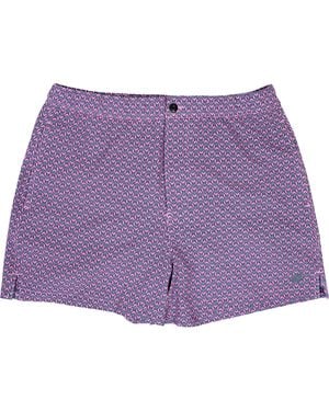lords of harlech Quack Large Turtle Swim Trunk - Purple