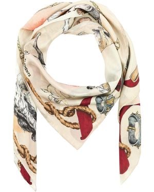 Klements Good Boy Silk Giant Scarf - White
