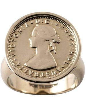 Von Treskow Threepence Sized Coin Ring - Natural